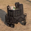 Faltbarer Reisewagen | Großer Transportwagen 100kg | Strandwagen 120L | CP01-80