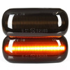 LED-Seitenblinker | Rauchglasabdeckung | statisch | AUDI A3 und S3 8P, A4 und S4 und RS4 B6 B7 B8, A6 und S6 und RS6 C5 C6 | PL1812CB12