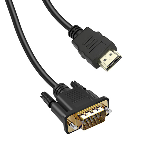 HDMI-zu-VGA-Kabel | FullHD | 1,8 m | HVM-1.8M