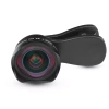 4K HD Objektiv, Linse, Aufsatz für Handy | 2-in-1 Makro 15x + Weitwinkel | Clip, Hülle, Tuch | DT-020