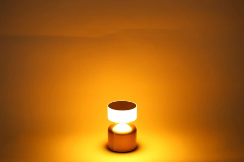 Tischlampe mit integriertem Akku | Nachtlicht mit drei Leuchtfarben | Stimmungsvolle Lampe für Hotel, Restaurant | HJA44-COPPER