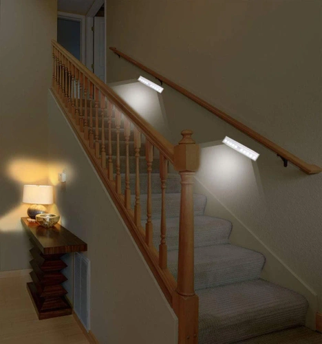 Kabellose Unterbauleuchte mit Bewegungs- und Dämmerungssensor | Magnetische Nachtlichtlampe zur Beleuchtung von Räumen | C1565-WEISS