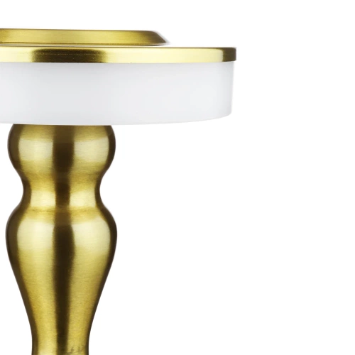 Tischlampe mit integriertem Akku | Nachtlicht mit drei Leuchtfarben | Stimmungsvolle Lampe für Hotel, Restaurant | HJA14-A-GOLD