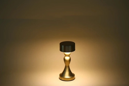Tischlampe mit eingebautem Akku | Nachtlicht mit drei Leuchtfarben | Stimmungsvolle Lampe für Hotel, Restaurant | HJA10-A-GOLD