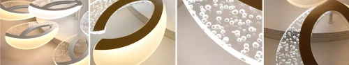 LED-Pendelleuchte, mehrteilig, modern | weiß | RLD-C108W-W