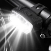 USB-LED-Fahrradlicht-Set – Vorne Weiß + Hinten Rot | Leistungsstarke Fahrradbeleuchtung| mit Batterie | BK-L8005