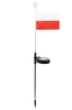 Garten Solar-LED-Laterne mit polnischer Flagge | 73cm 600mAh | FLD-12-PO