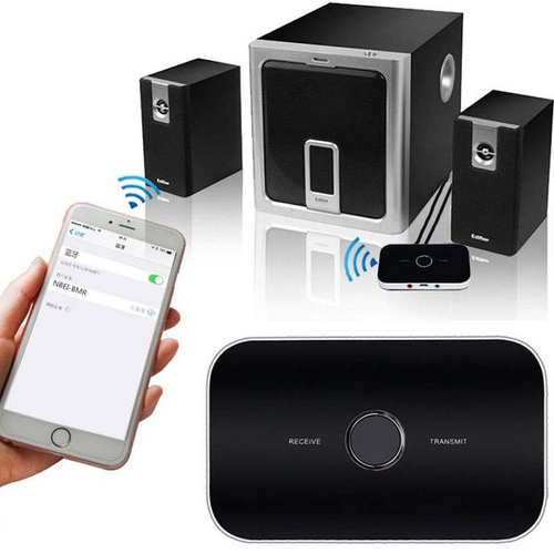 Bluetooth-Adapter | Bluetooth 5.0, 2-in-1, Sender und Empfänger | schwarz | B6-Black