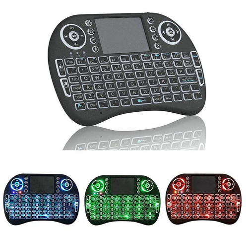 Kabellose Tastatur mit Hintergrundbeleuchtung und Touchpad | i8