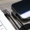 Micro-USB 1M | Winkel-USB-Ladekabel für Telefon | Quick Charge 3.0 2.4A | AM30