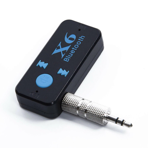 Kabelloser Bluetooth-Audioempfänger v 4.1 + EDR + A2DP | AUX Mini-Jack Adapter | Unterstützung von TF microSD | X6