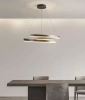 Moderne Pendelleuchte 40 cm | Spirale LED Lampe 42W | RLO-40CM-42W-B