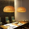 Natürliche Bambuslampe | BOHO geflochten | 80cm