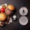 Burgerpresse | Fleischformer für Grillfleisch | HM-S117-SILVER