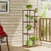 Holz Blumenständer für Töpfe | Pflanzenständer | Blumenregal | NZ238-BAMBOO