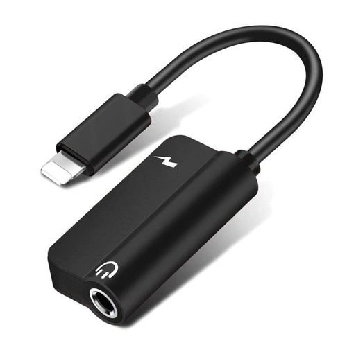 Lightning-Adapter (iPhone) - Lightning, Jack | Audio-Adapter 2-in-1 für iPhone | UA-001