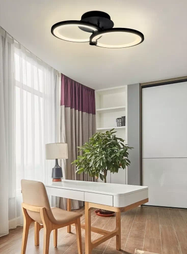 Moderne Deckenleuchte | Plafon | LED | Schwarz | RLC-C28W-B