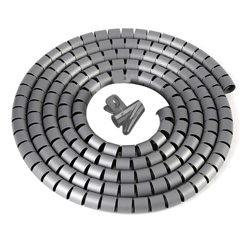 Kabelmanagement-Organizer | 2,6 m | grau | CRG-002-2.6M