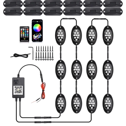 Autolampen | RGB-LED | 12 Stück
