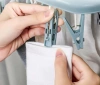 Hängender Wäscheständer für Kleidung, Unterwäsche und Socken | Wäscheständer für Unterwäsche | 32 Clips | SDC-D032-BLUE