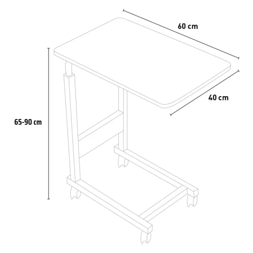 Funktionstisch| Mobiler Laptoptisch | LFD-6085-WD