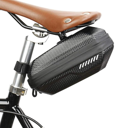 Wasserdichte Satteltasche aus EVA-Hartschale | Leichte und robuste 1,5-Liter-Fahrradtasche | BCB-308