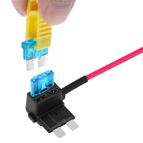 Bypass zum Trennen des Stromkreises | zusätzliche Sicherung 25A | 13 cm