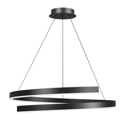 LED-Pendelleuchte | spiralförmig, 80 cm, 100 W | RLO-80CM-100W-B