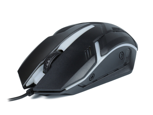 Gaming-Maus für Computer, kabelgebunden, optisch, USB | LED RGB-Hintergrundbeleuchtung | 1200DPI, 3 Tasten | V1