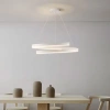 Moderne Pendelleuchte 50 cm | Spiral LED Lampe 50W | RLO-50CM-50W-W