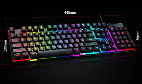 Gaming-Tastatur mit LED-Hintergrundbeleuchtung | T20