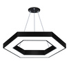 Deckenpendelleuchte LED 50W | Sechseck | Aluminium | Blendfreies CCD | Φ80x6 | LPL-002