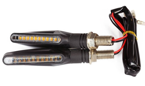 Dynamische LED Blinker für Motorräder | 12 LEDs | Blase | 2 Stück | MSL-12LED-02