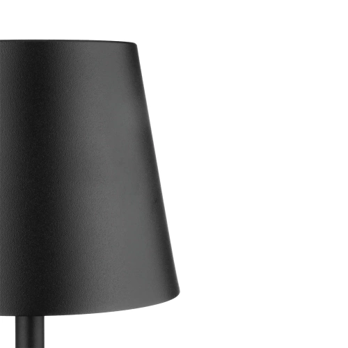 Tischlampe mit eingebautem Akku | Touch-Nachttischlampe | HJA28-SCHWARZ-1