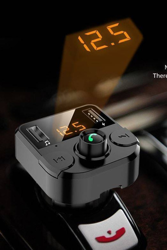 Multifunktionaler FM-Transmitter für das Auto | 3-in-1 | BC36B-Schwarz