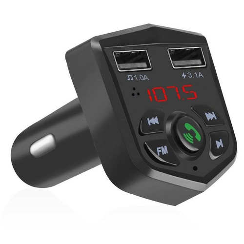 FM-Transmitter | 4-in-1, multifunktional | schwarz | BC803