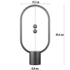 35 cm kabellose Nachtlampe | Schwebende magnetische Lampe | MDL-H400-B