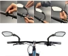 Lenkerspiegel-Set | Universal, drehbar, geeignet für Fahrrad und E-Scooter, Rückspiegel | HSJ-210