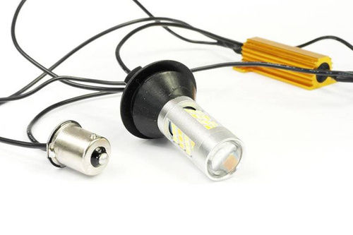 2-in-1 Tagfahrlicht mit Kontrollleuchte | Glühlampen 42 SMD 2323 | LED-Tagfahrlicht mit Blinker | MIT AUTOMATIK