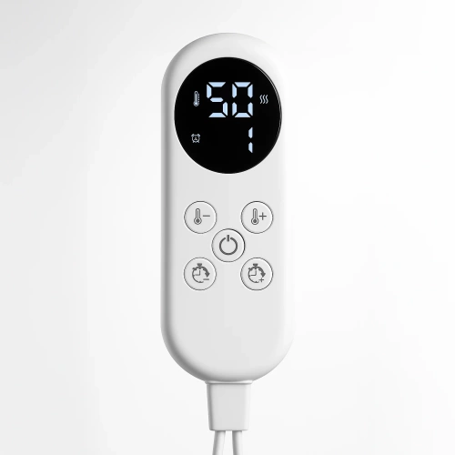 Elektrische Wärmeunterlage für Rücken, Muskeln und Gelenke | 30 x 60 cm | grau | HPD-3060-Grey