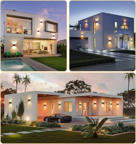 LED-Außenwandleuchte für Garten | Up & Down | 6 W, IP65 | BD-C035