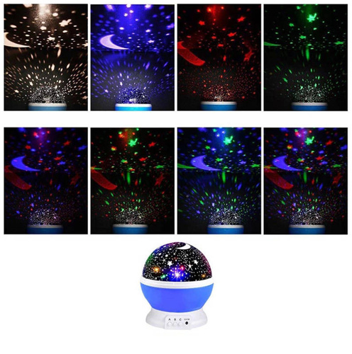 Drehscheibensternprojektor STAR LED + Nachtlicht | NL-01
