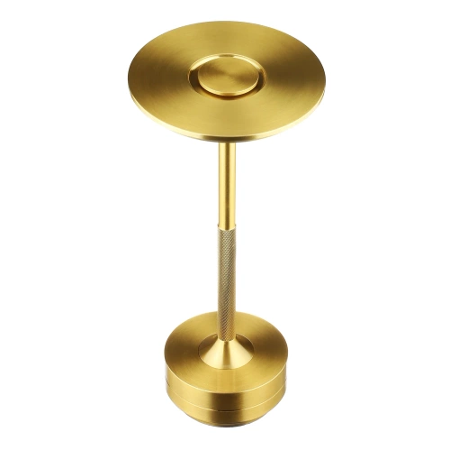 LED-Tischleuchte mit drei Lichtfarben | integrierter Akku | gold | HJA-25-GOLD