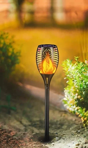 Solar-Fackel LED | Erdspießlampe 51 cm | 12 LED SMD 2835 | HYD-12LED