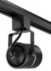 Modern Schienensystem Komplettset | Schienenbeleuchtung | 1m Schienenprofil + 3x flammige GU10 Spot Strahler | Deckenlampe