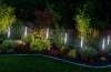 Solarblume | Solar-LED-Gartenlaterne Kaltfeuer | 90 cm, 600 mAh | FLD-45-WHITE