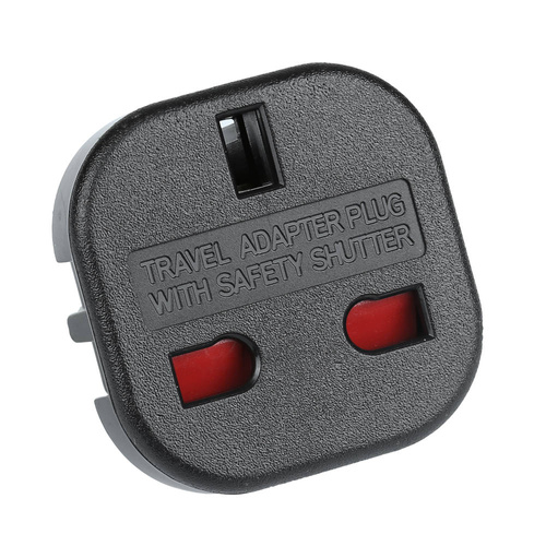 Netzadapter UK auf EU/PL | schwarz | AD-EU96
