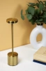 LED-Tischlampe | Moderne Nachttischlampe mit integriertem Akku | HJA21-GOLD