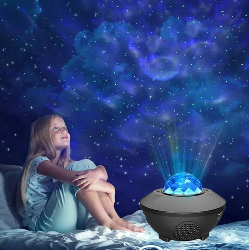 Drehbarer Sternen-, Himmel- und Ozeanprojektor Star LED | 21 einzigartige Modi | Fernbedienung | NL-03