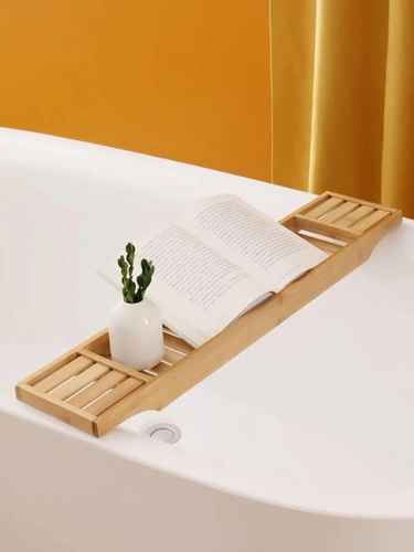 Bambus Badewannenregal | Aufsatz | Badezimmer Organizer | Home Spa | BBR-683